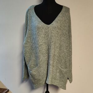 Cozy Women's Sweater in Light Gray